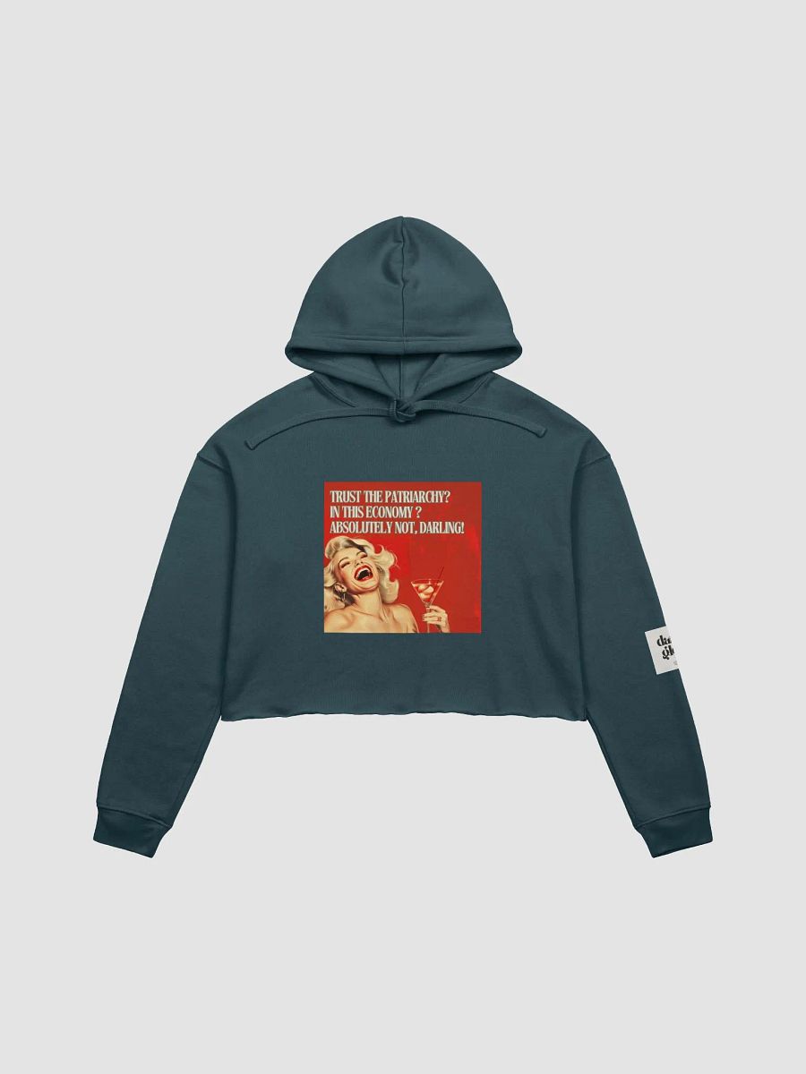 Trust The Patriarchy? Cropped Hoodie product image (3)