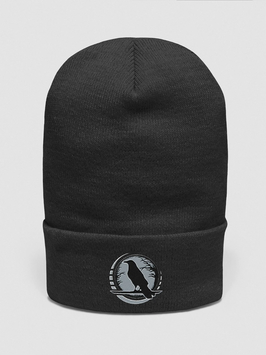 Raven's Moon Embroidered Beanie product image (1)