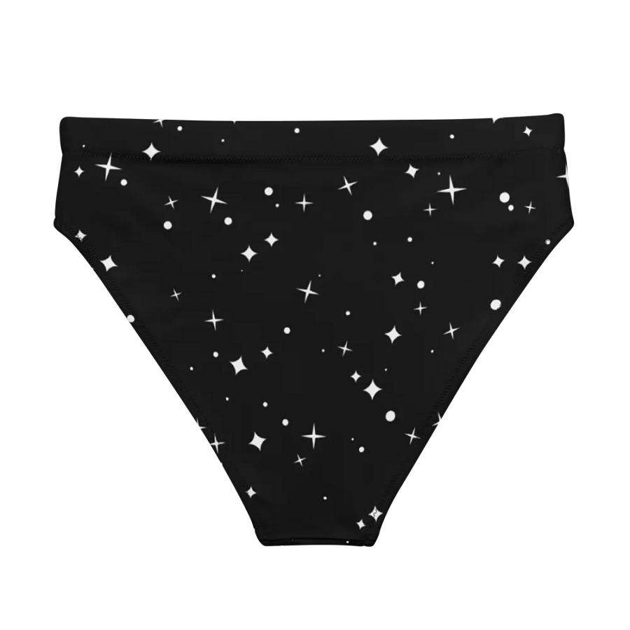 Cosmic Black High Waisted Bikini Bottom product image (2)