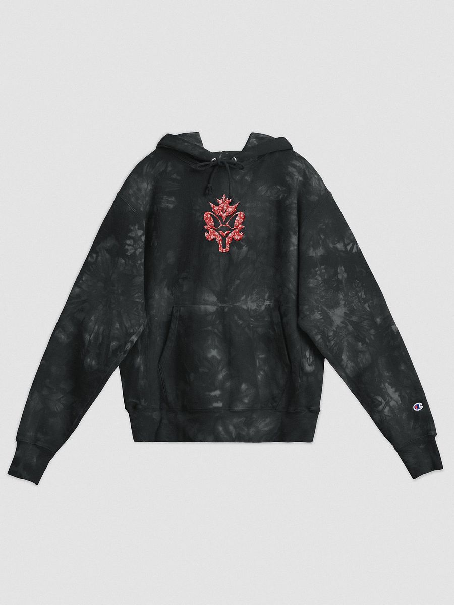 Red Paisley Champion Tie-Dye Hoodie product image (2)