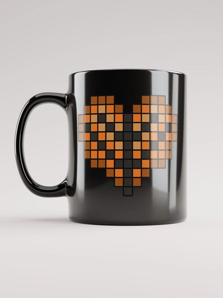 Fall Heart Black Glossy Mug product image (1)