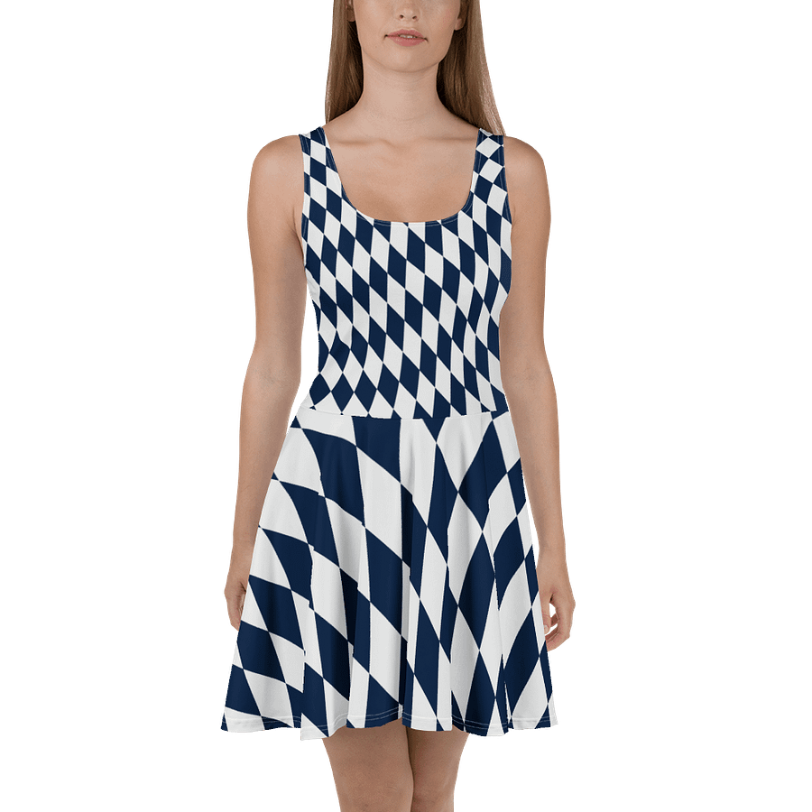 Illusionary Wavelengths Skater Dress product image (2)