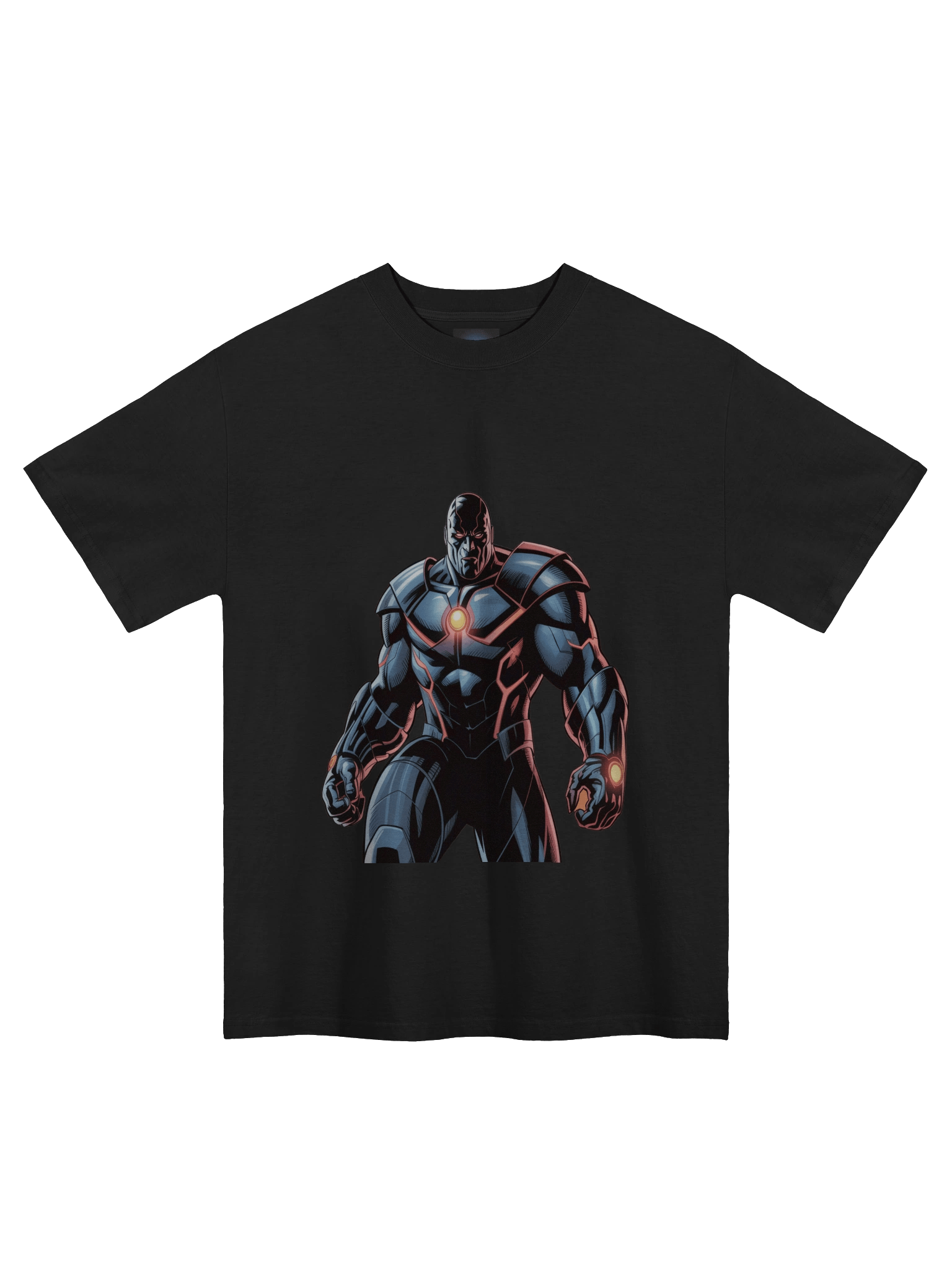 Voidheart Radiance: Darkseid Oversized Faded T-Shirt product image (3)
