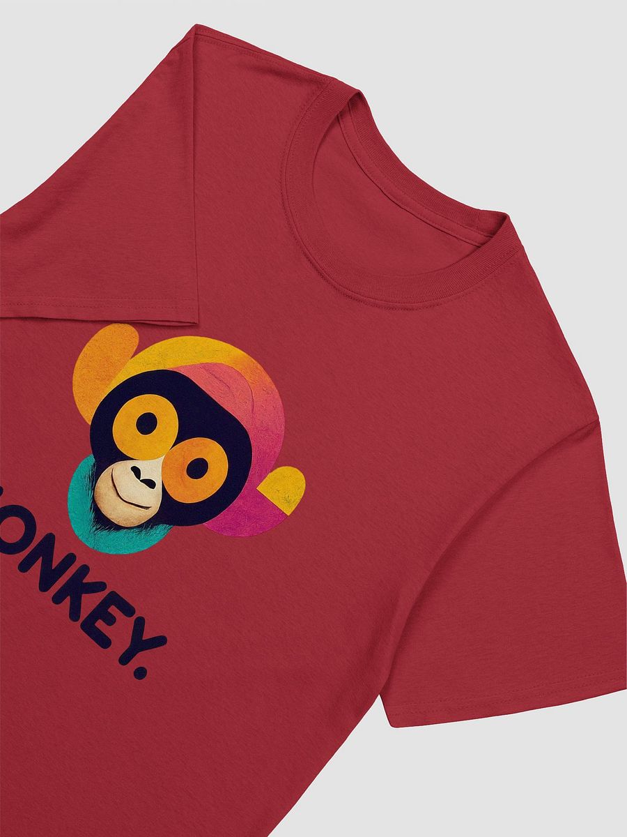Colorful Monkey Face Unisex T-Shirt product image (12)
