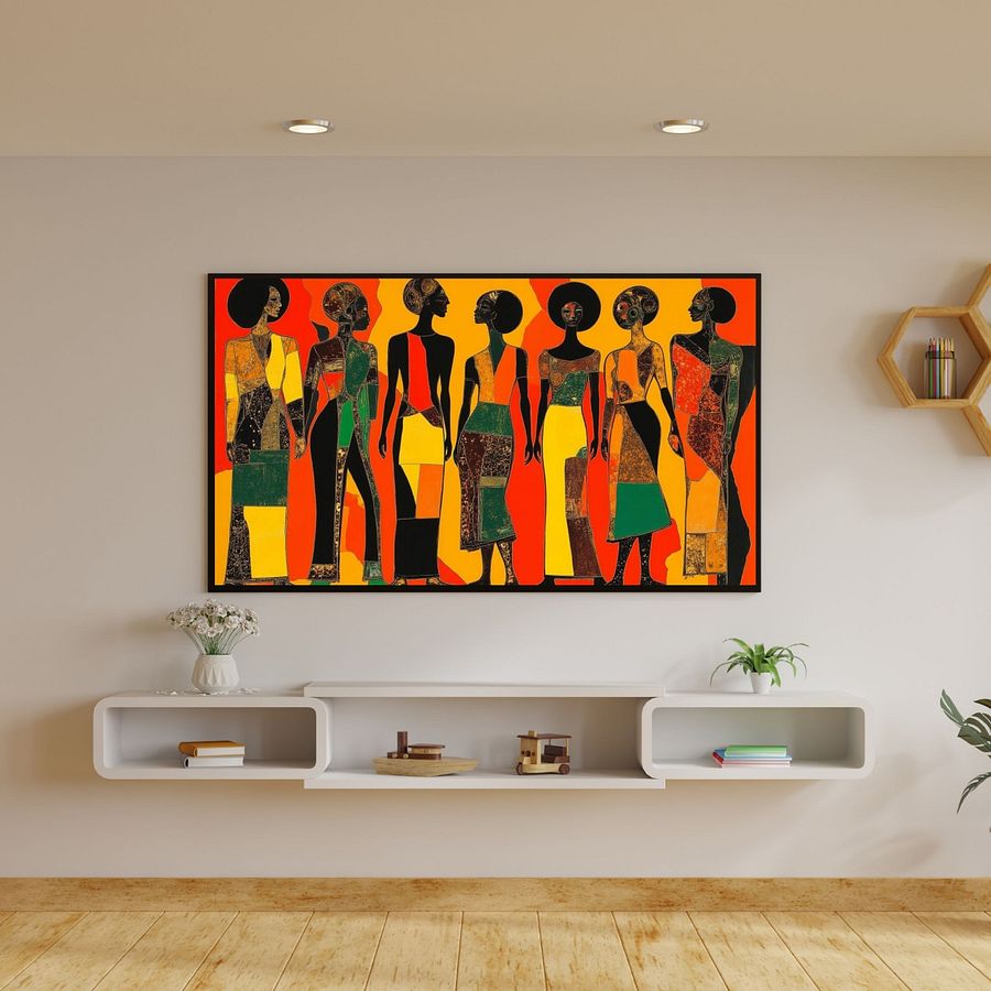 Everyday People TV Frame Art/Wallpaper Juneteenth Picture Print for Black History Art product image (5)