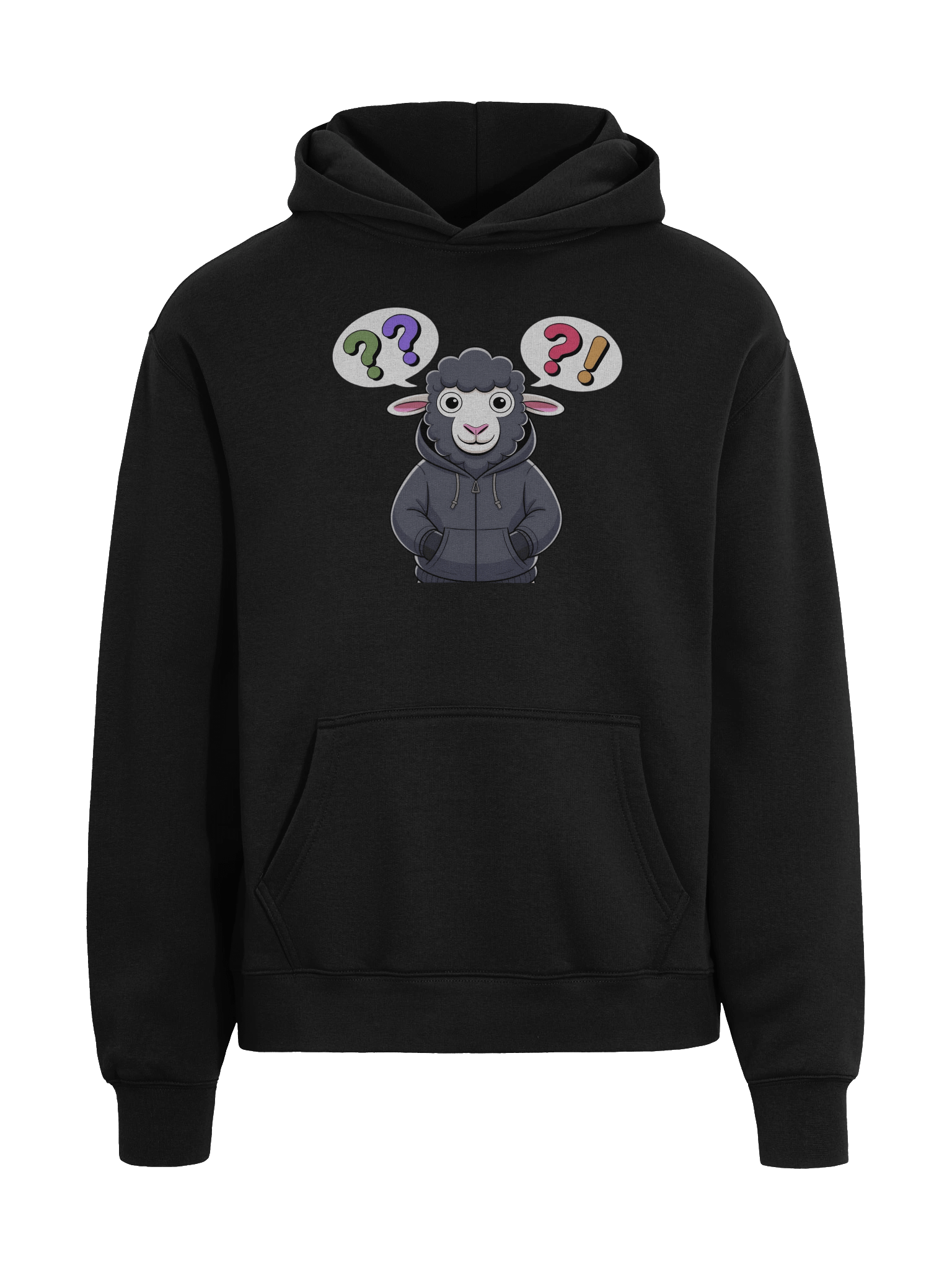 Curious Sheep Unisex Oversized Hoodie product image (2)