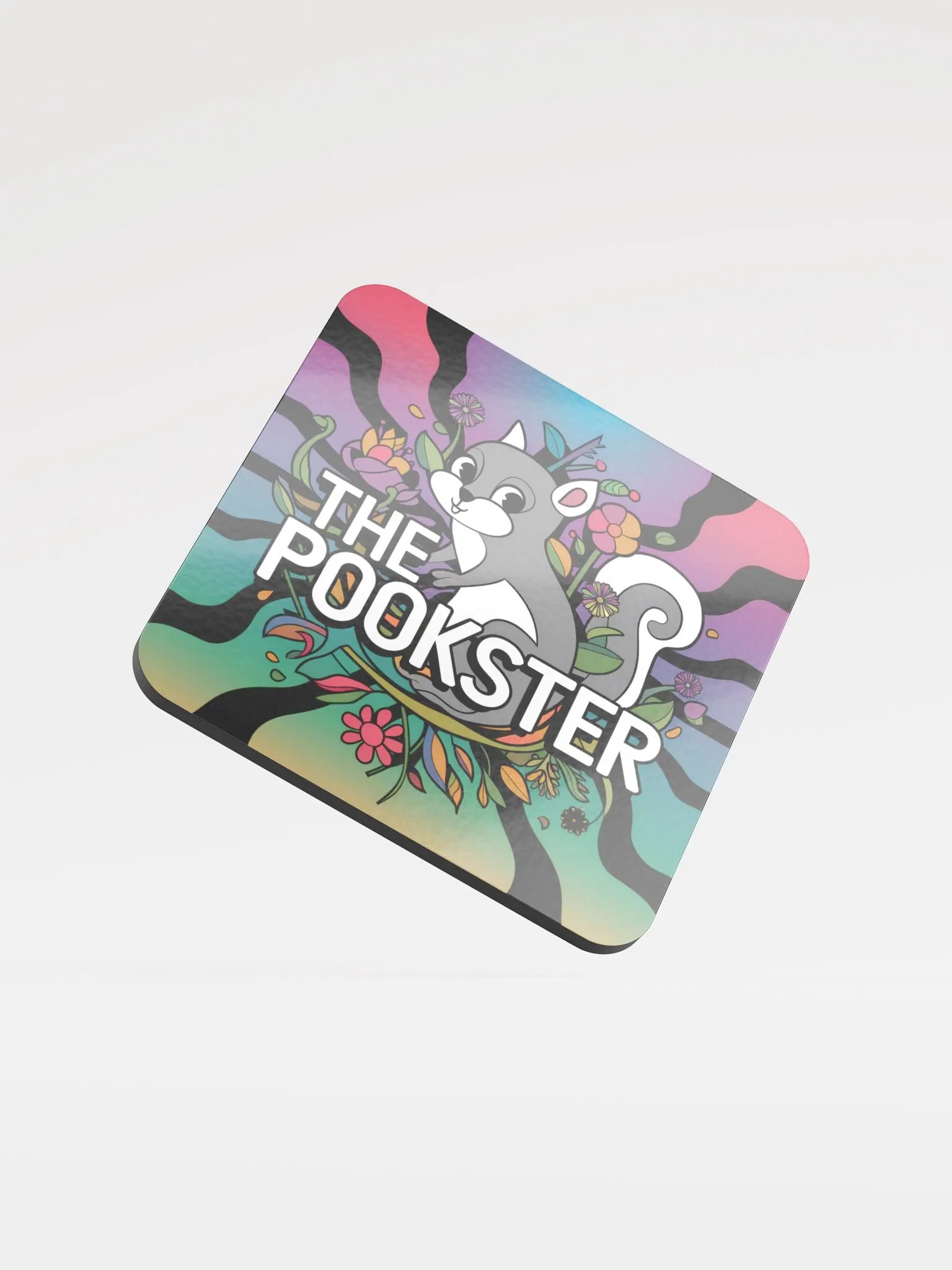Coaster or micro art piece: flower and psychedelic pookster product image (1)