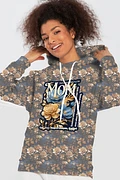 Funny Mom Floral All Over Print Hoodie product image (1)