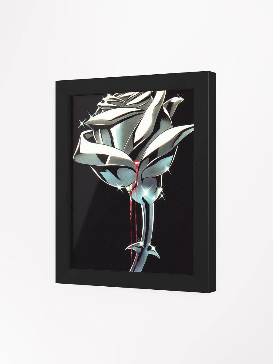 Gothic Metalic Rose Framed Poster product image (3)