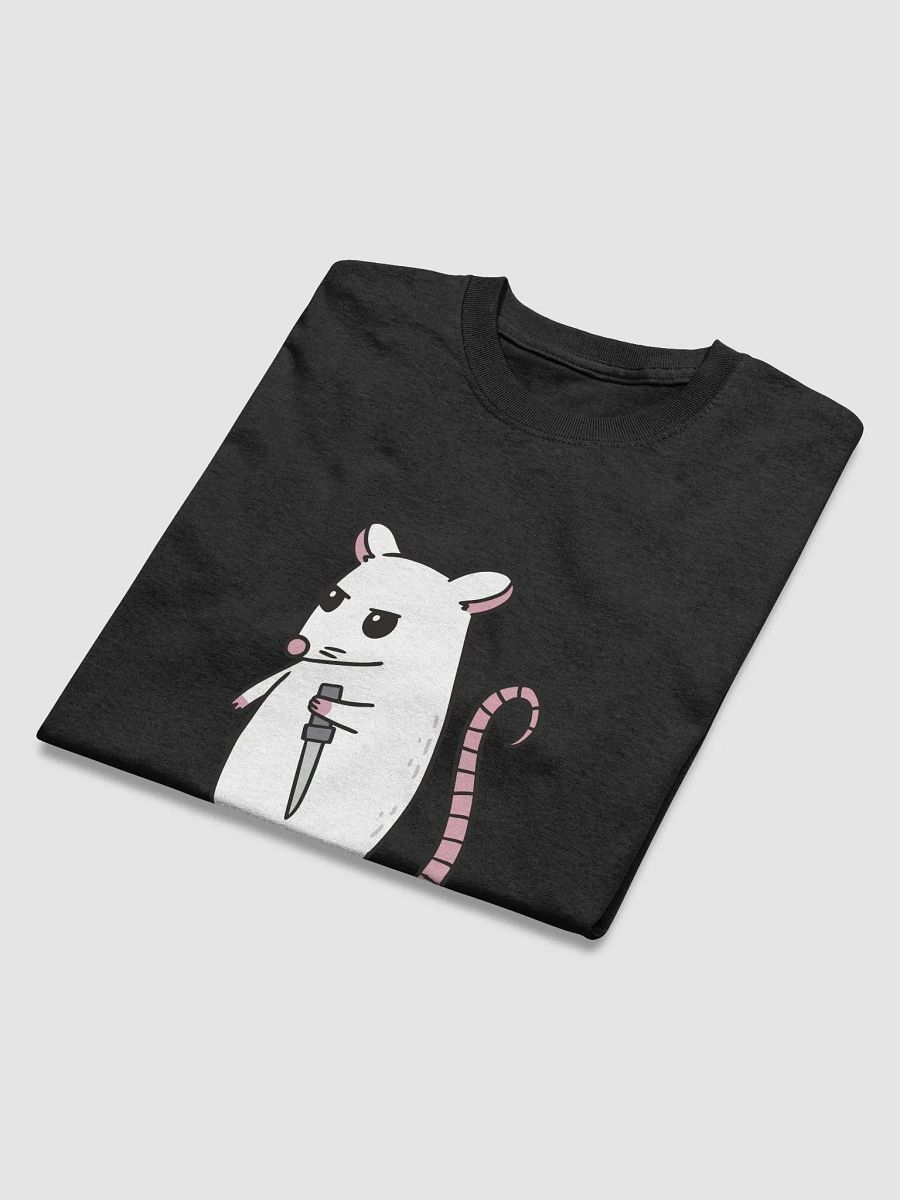 Mouselander Dagger-Wielding Mouse Cartoon T-Shirt product image (3)