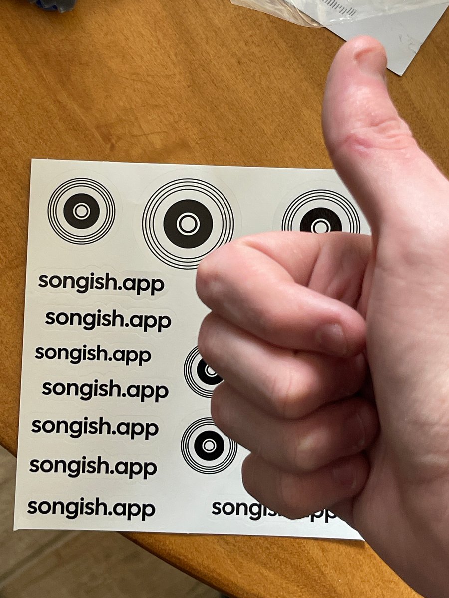 THE SONGISH STICKER SHEET v1 product image (3)