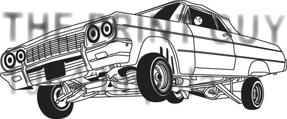 1964 Chevy Impala Digital Download – Perfect for T-Shirts, Decals, Mugs & More! product image (1)
