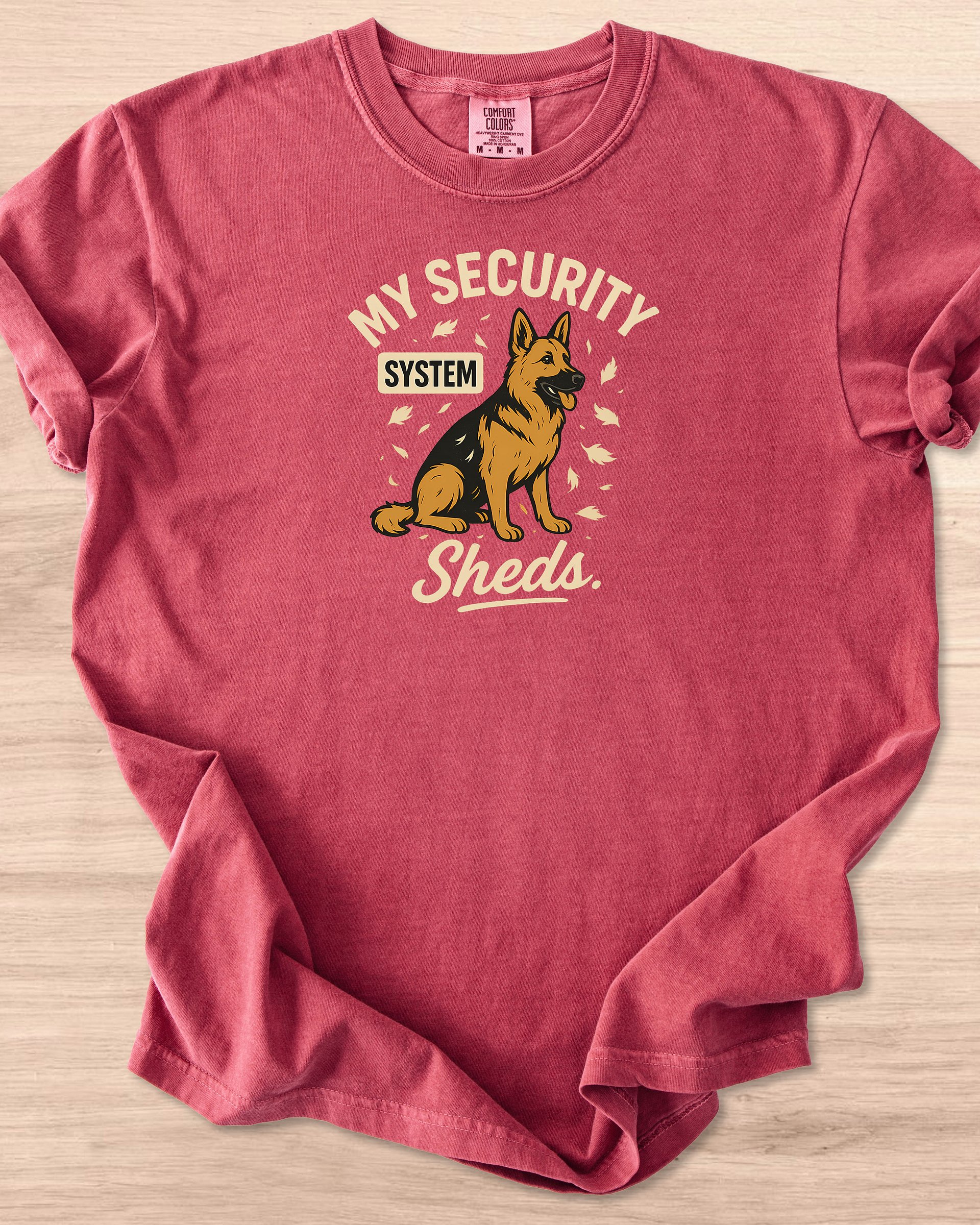 My Security System Sheds (German Shepherd) Tee product image (17)