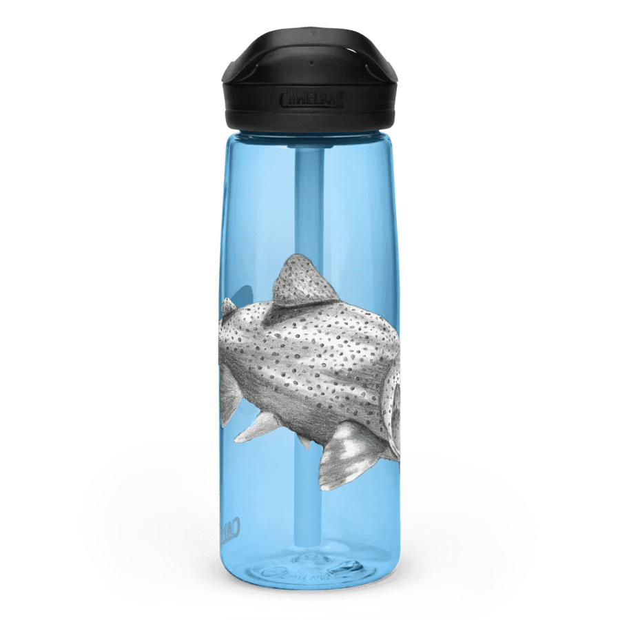 Trout Drawing Water Bottle Straw product image (60)