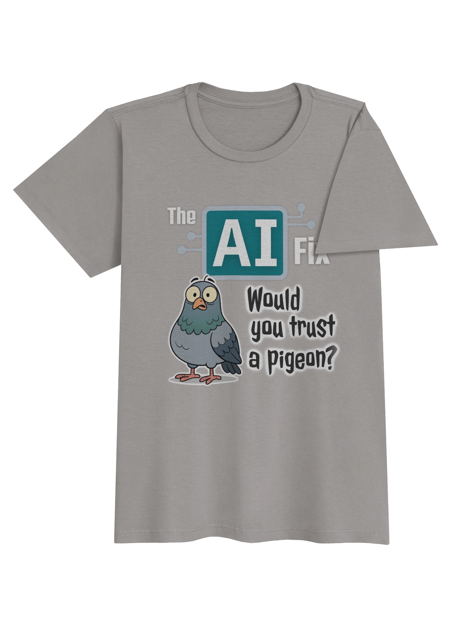 The AI Fix: Would you trust a pigeon? Women's T-shirt product image (35)