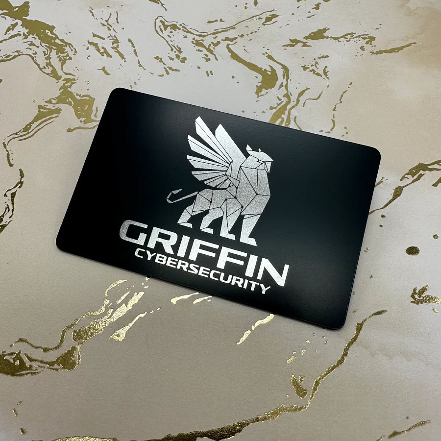 Prime NFC Matte Black Anodized Stainless Steel - Tap Business Card product image (1)