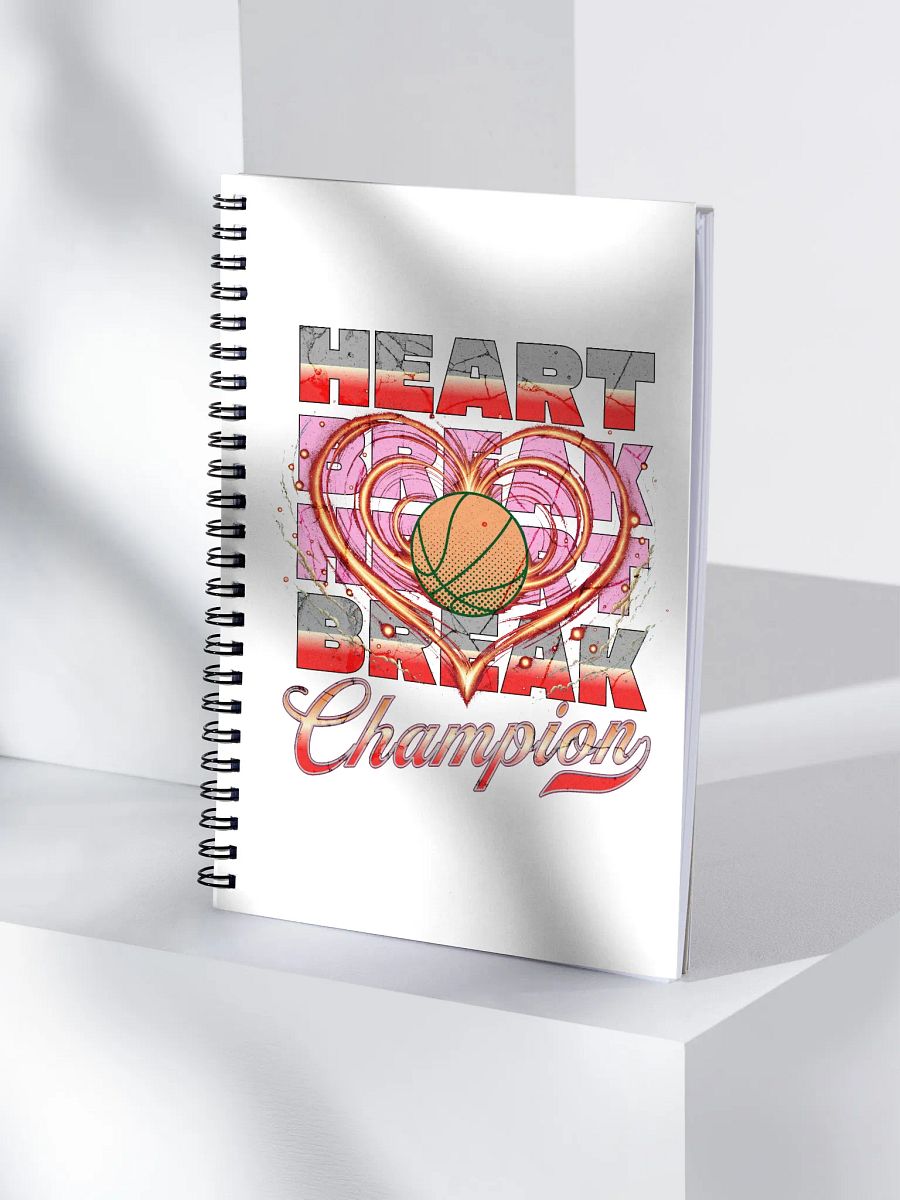 Heartbreak Champion Basketball Hoops Spiral Notebook product image (4)