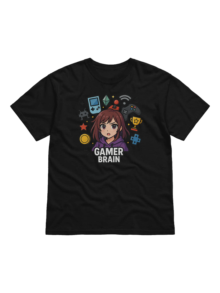 Gamer Brain Anime-Style T-Shirt product image (11)