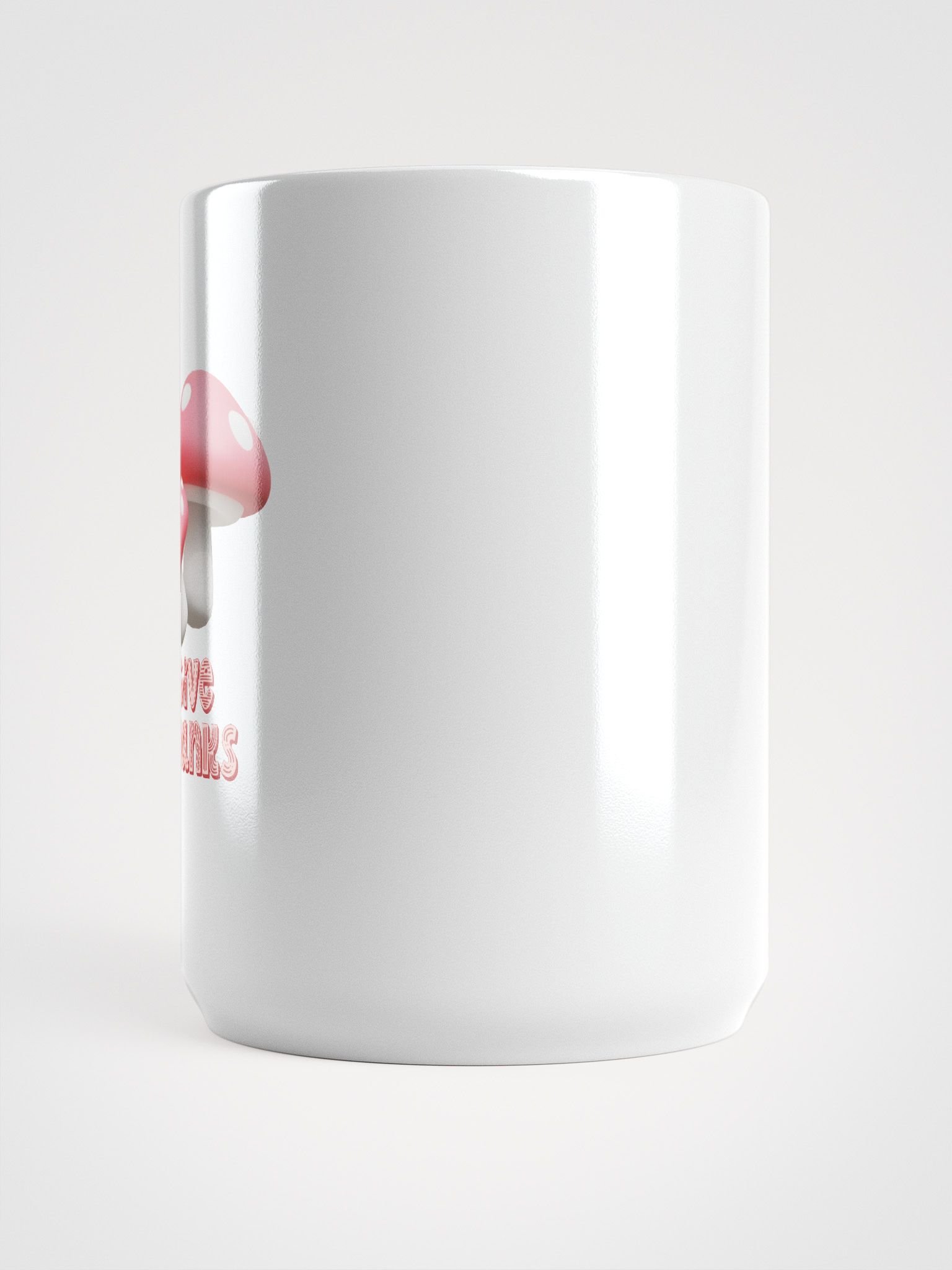 Give Thanks Coffee Mug – Mushroom Typography | Thanksgiving product image (6)