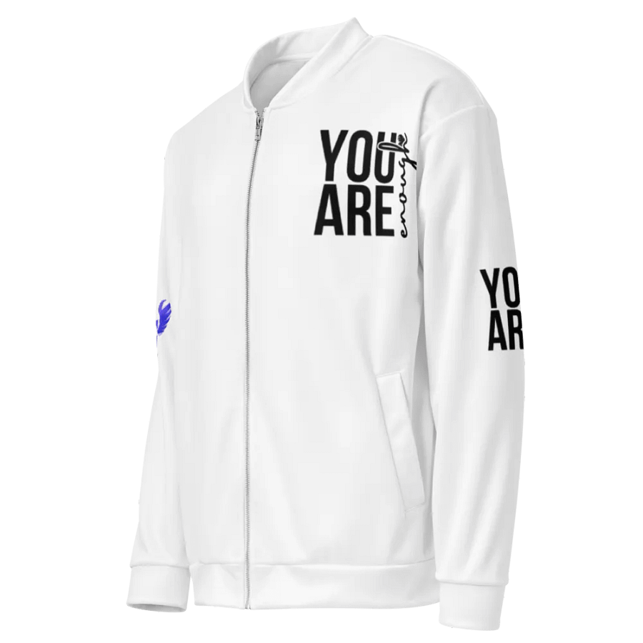 You are enough Gen 2: Thread of Destiny All-Over Print Bomber Jacket product image (4)