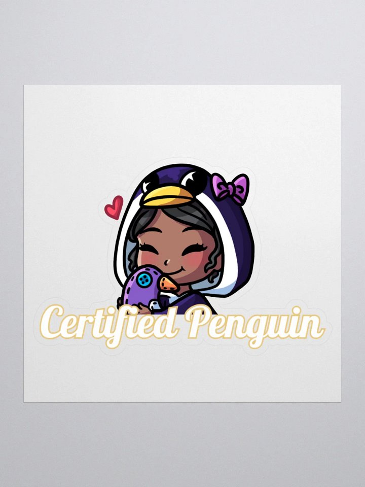 TweedleLiras Certified Penguin Sticker product image (1)