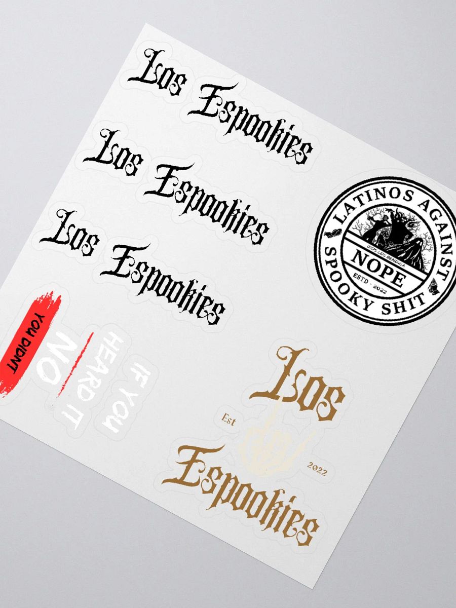 LatinosAgainstSpookyShit Sticker Pack #1 product image (2)