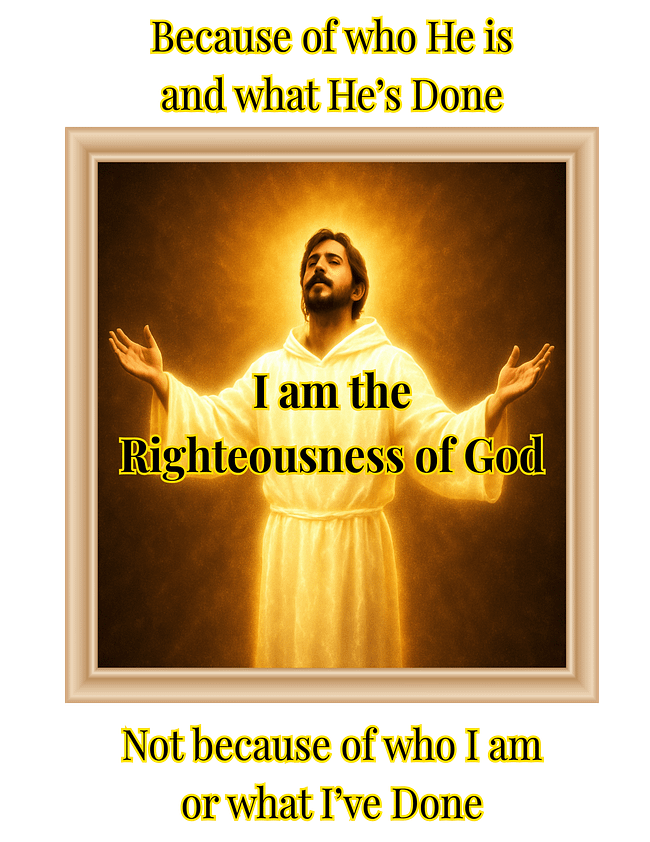 I am the Righteousness of God (Male)