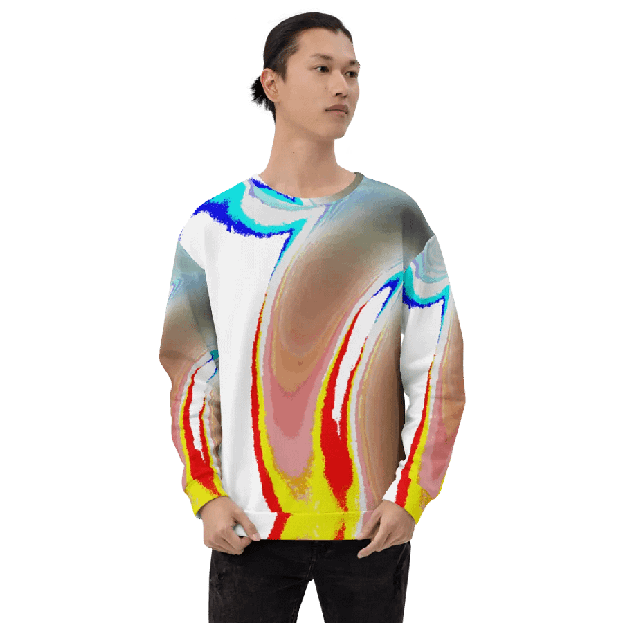 Cool Abstract Swirl Unisex Sweatshirt product image (7)