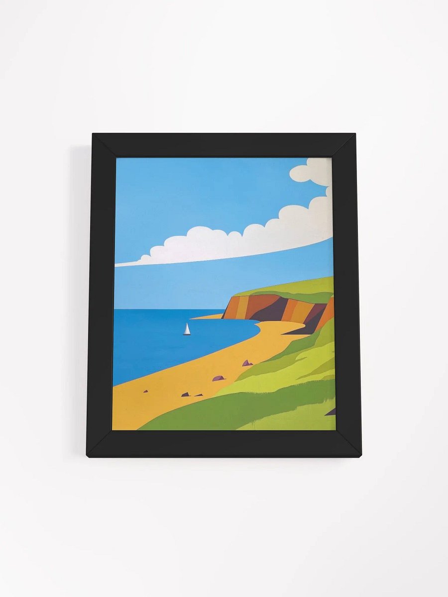 Framed Poster of Country Side Cliffs product image (1)