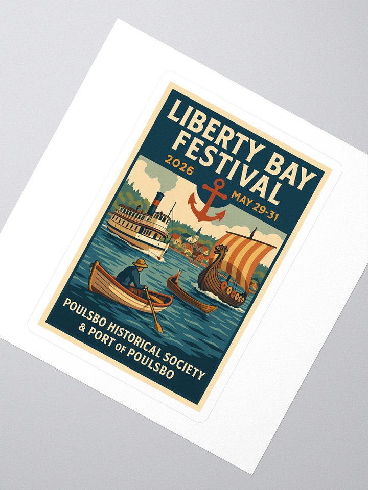 Liberty Bay Festival Kiss Cut Stickers product image (2)