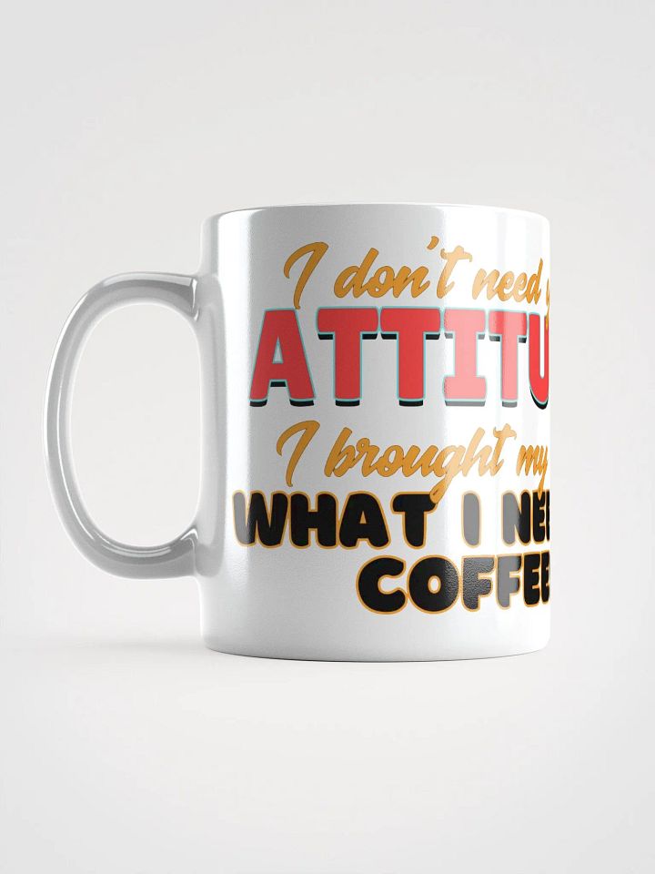 Cat with ATTITUDE... needs coffee! - MUG product image (1)