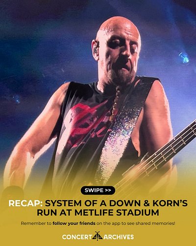 MetLife Stadium went heavy on August 27 & 28 as System of a Down and Korn joined forces for two nights of pure nu-metal chaos...