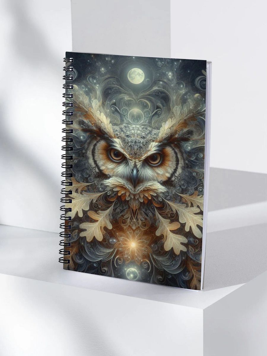 Celestial Owl Wisdom Spiral Notebook product image (4)