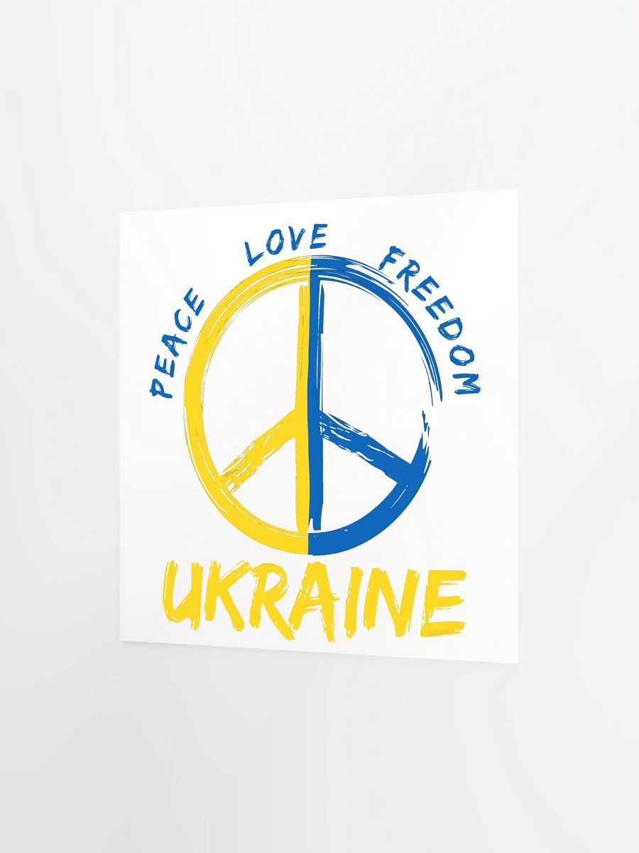 PEACE LOVE FREEDOM UKRAINE product image (10)
