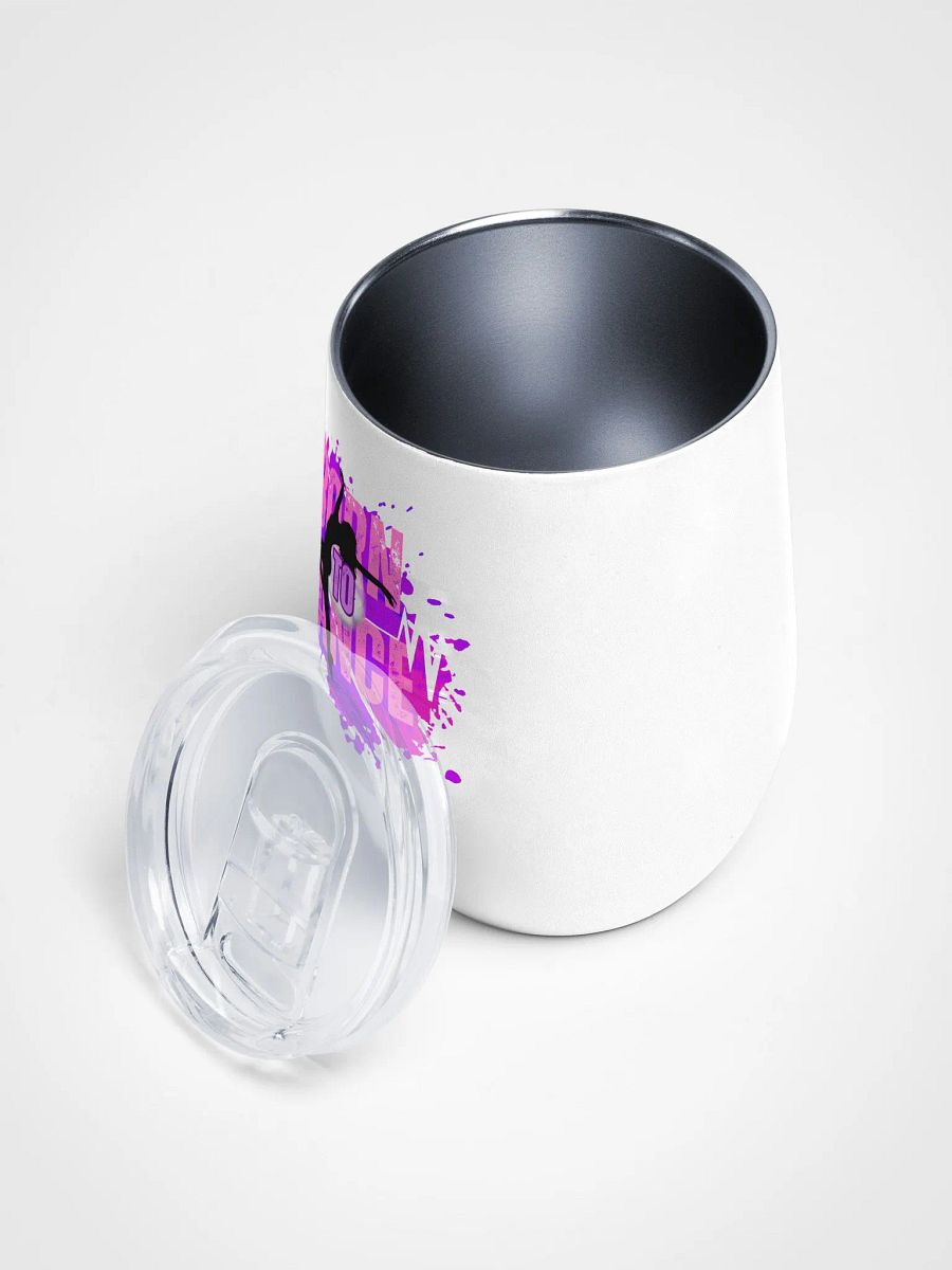 Born to Dance All Day Her Silhouette Wine Tumbler product image (3)