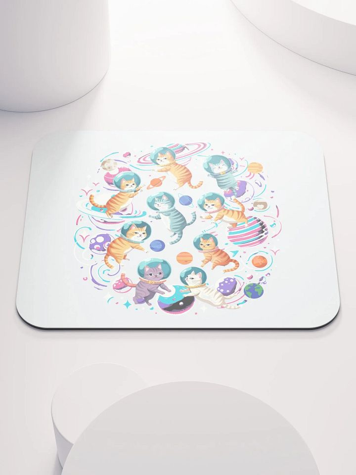 Cats In Space Cosmic Mouse Pad product image (2)