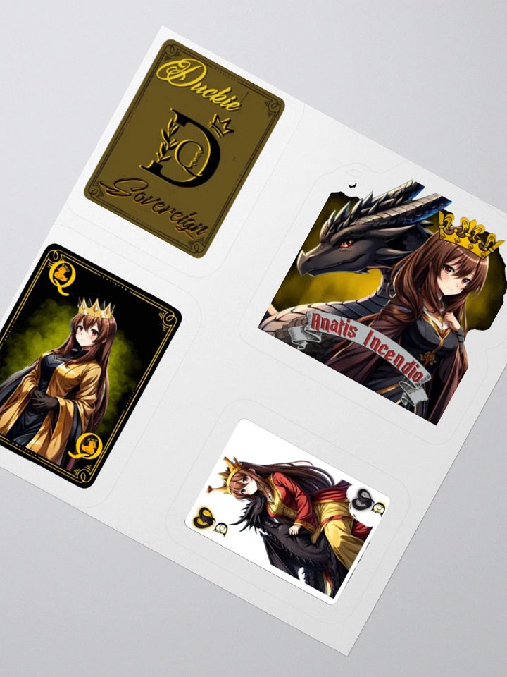 Royal Card Fantasy Kiss Cut Stickers product image (6)