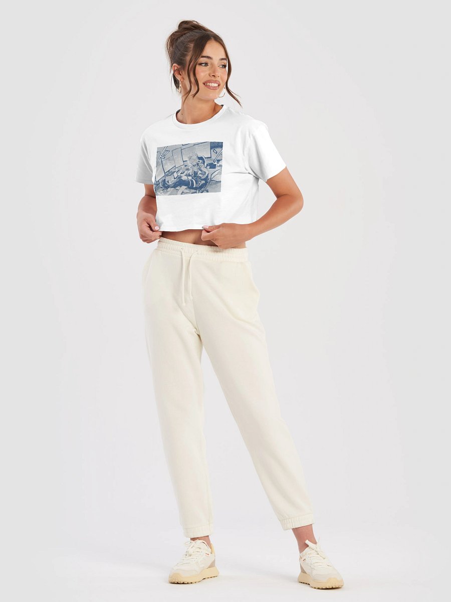 Tunana White and Blue Crop product image (4)