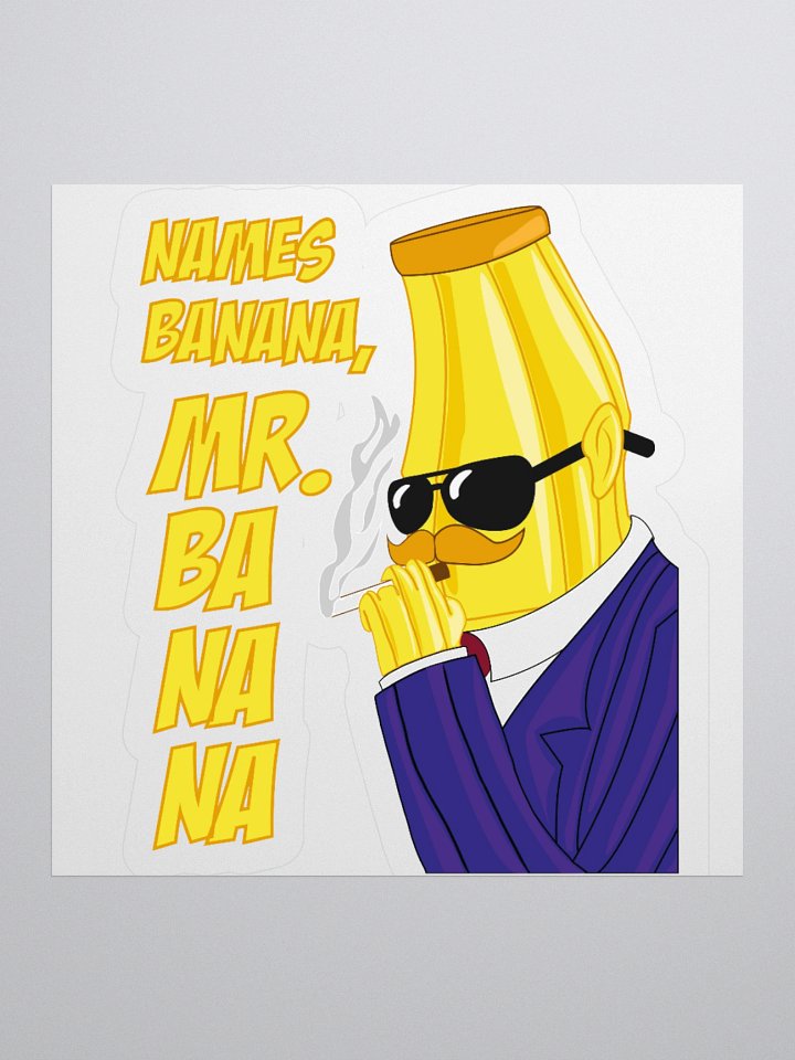 Mr Banana Sticker product image (1)