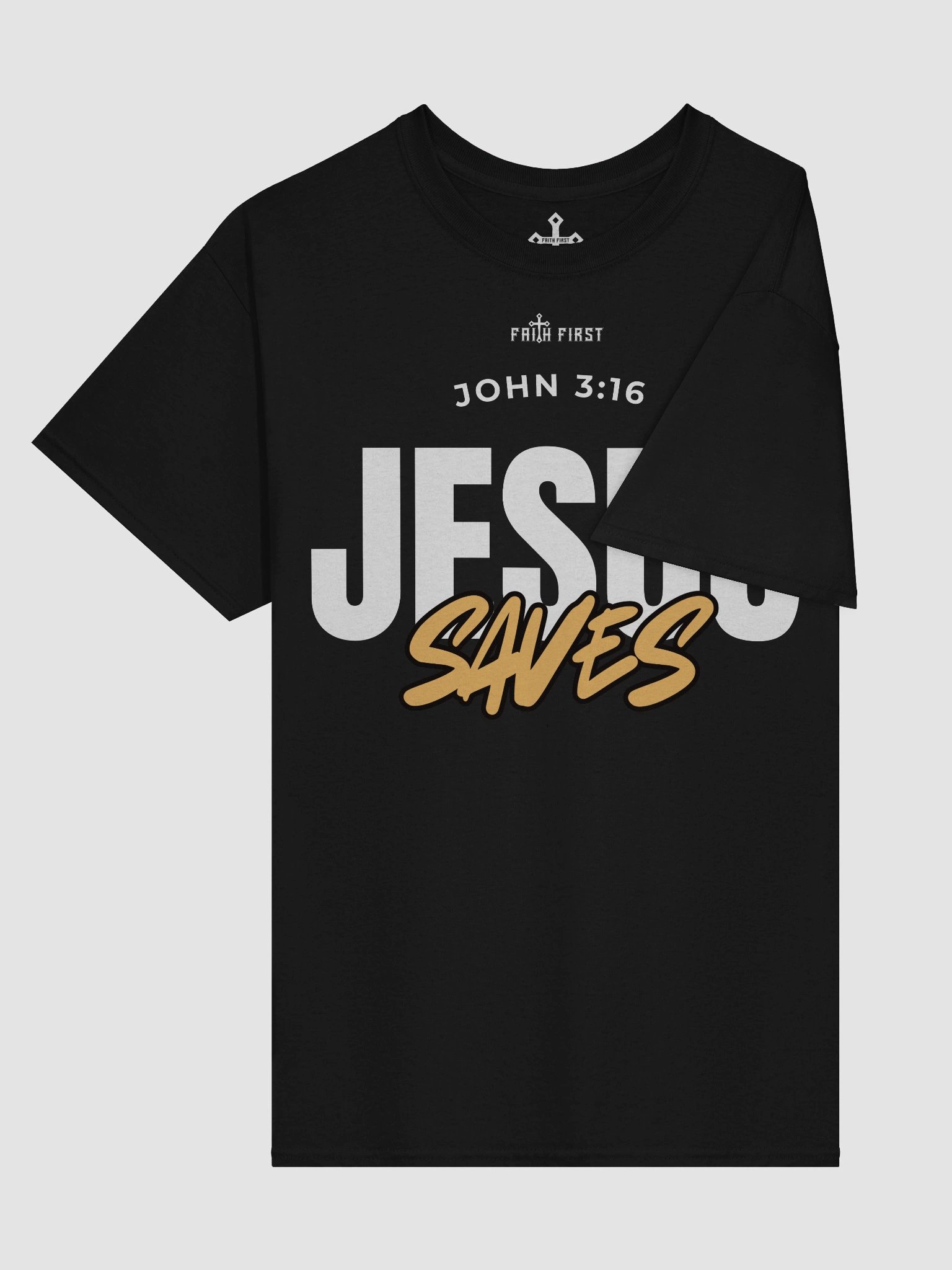 John 3:16 - Jesus Saves Unisex T-Shirt product image (5)