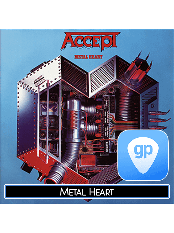 Metal Heart PDF TAB + Backing Track MP3 product image (1)