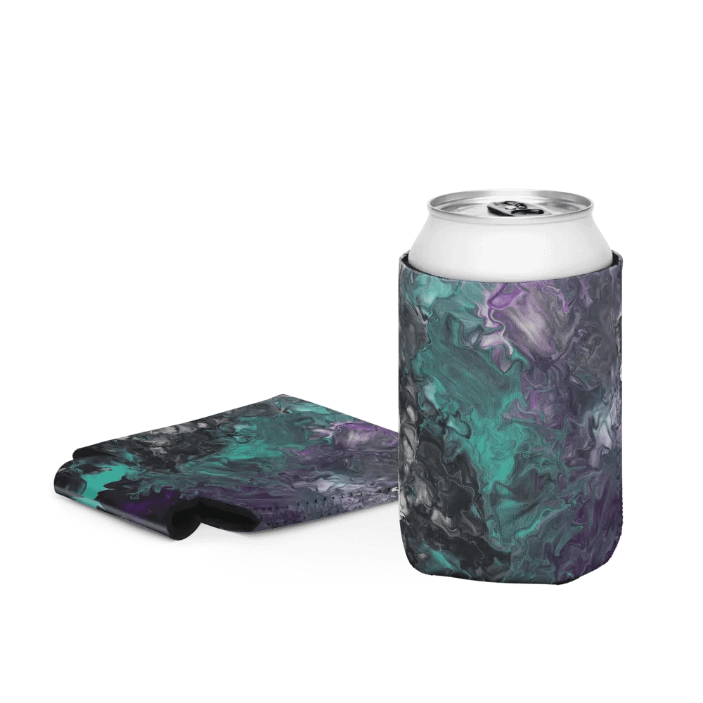 Acrylic Pour Printed Can Cooler - Original FCCA Design product image (3)