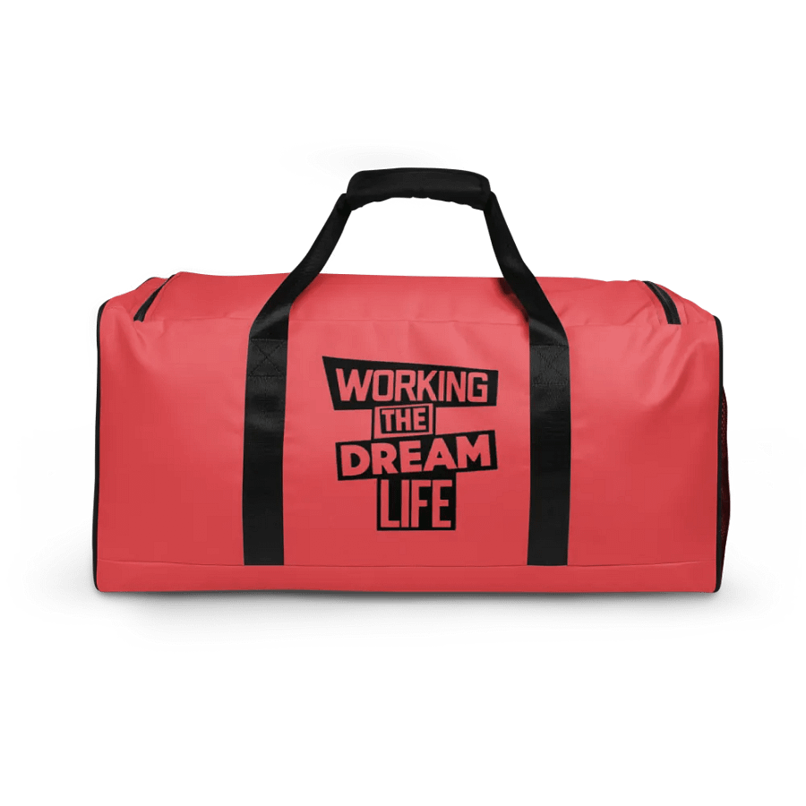 Pink All-Over Print Duffle Bag – Working The Dream Life | Premium Travel & Work Lifestyle Statement product image (9)
