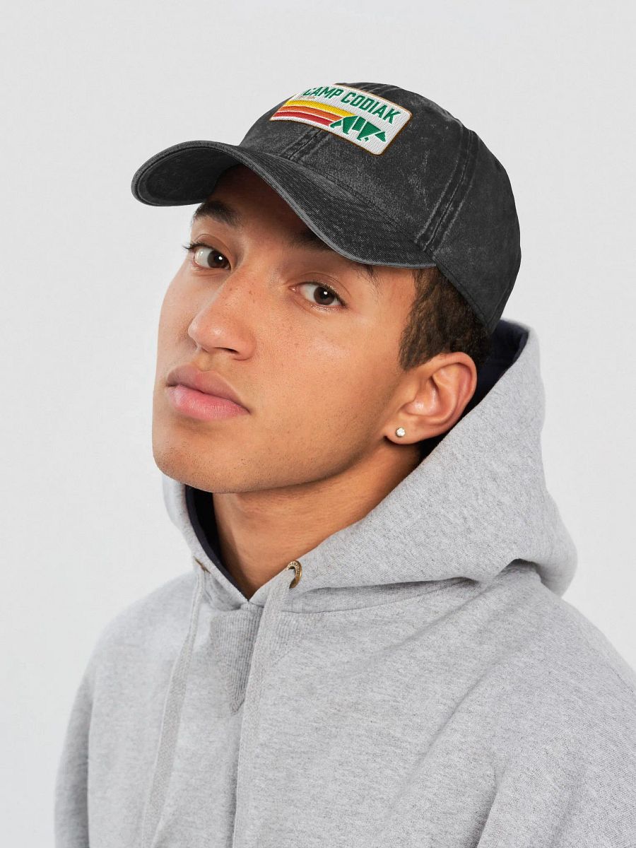 Camp Codiak Embroidered Denim Dad Hat product image (7)