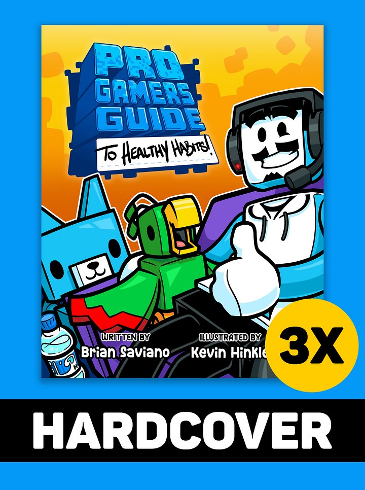 3x Pro Gamer's Guide to Healthy Habits HARDCOVER product image (1)