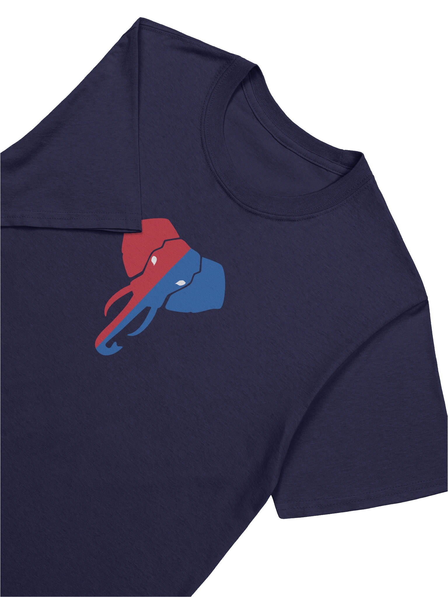Royal Red Blue United Elephant T-Shirt product image (7)