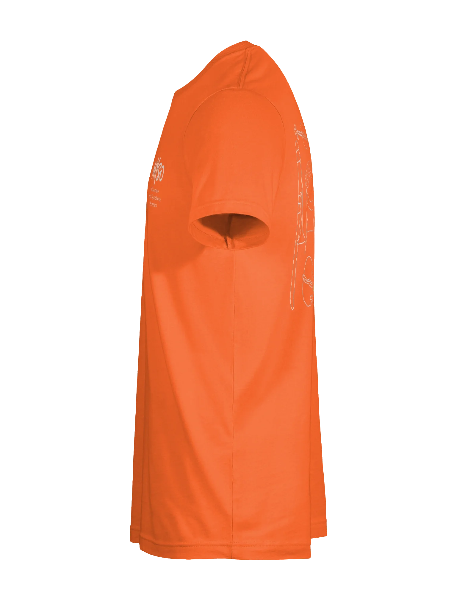 MYSO Adult Orange Instrument T-shirt product image (11)
