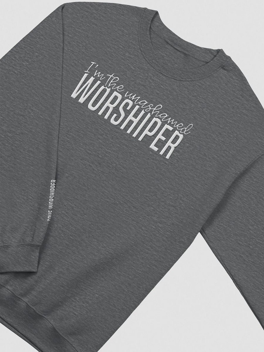 The Unashamed Worshipper Embroidered Sweatshirt – True Worshipper Collection product image (9)