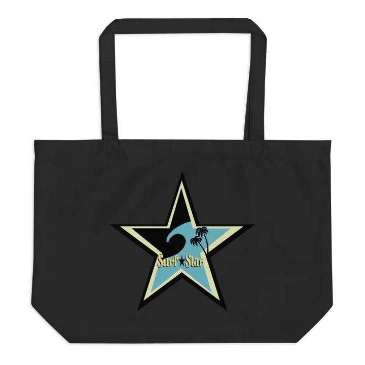 Surf star tote beach bag organic cotton product image (2)