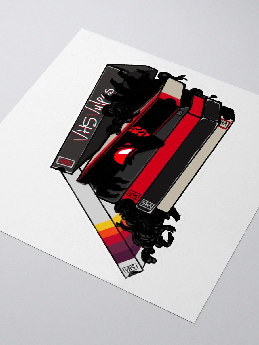 Hiding in the Tapes Sticker product image (3)